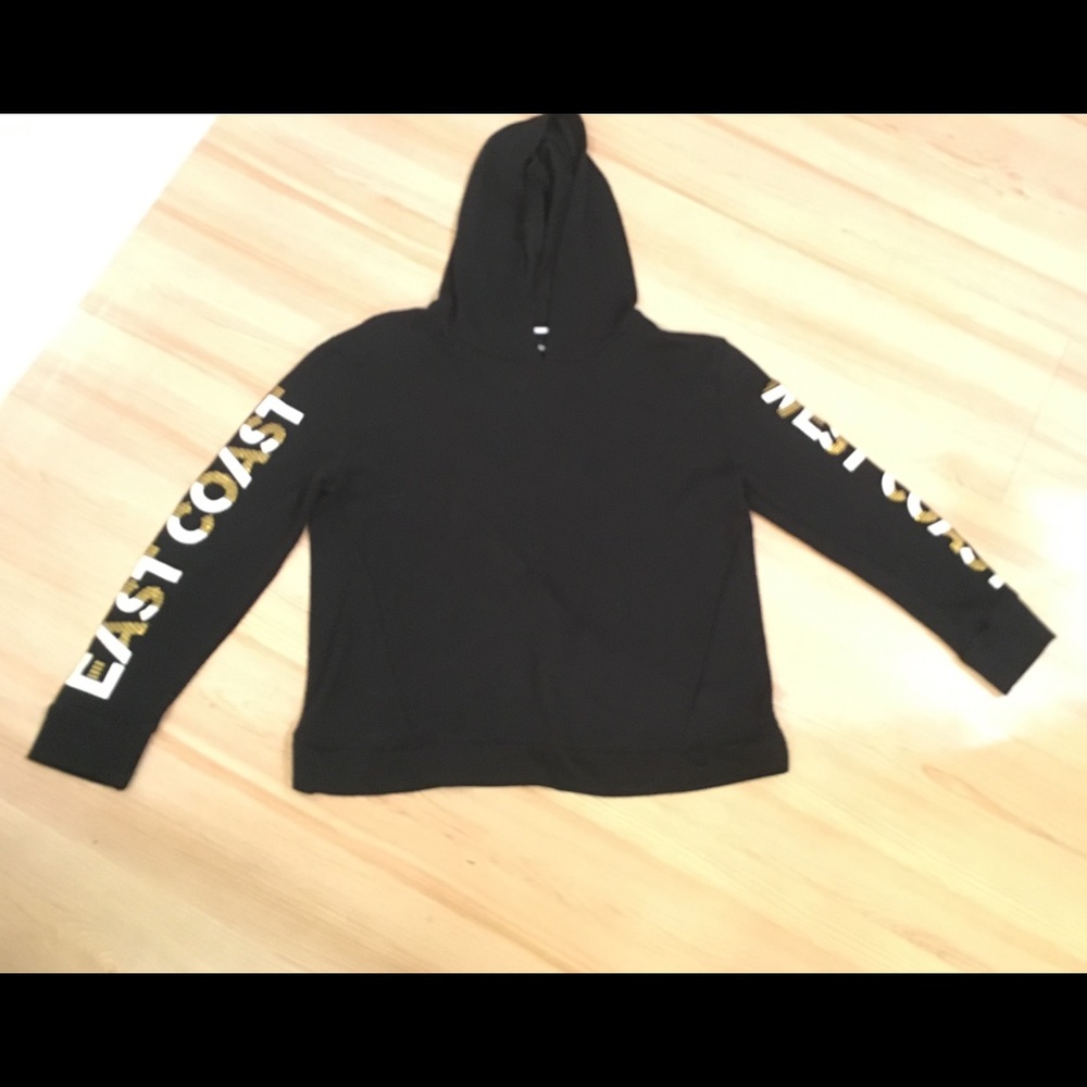 Black Cropped hoodie